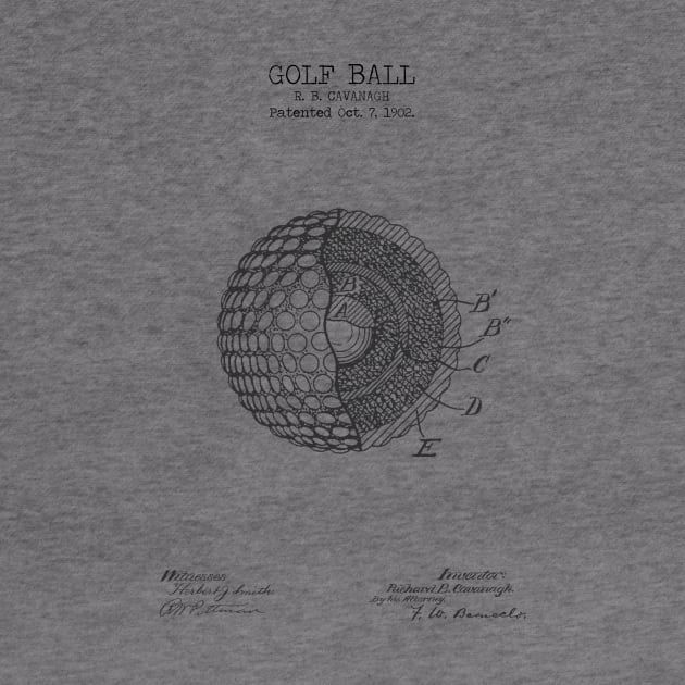 GOLF BALL patent by Dennson Creative